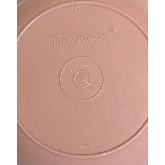 2 Tupperware Cereal Bowls with Lids Storage Containers Pink Blue Vtg Retro Set - Picture 7 of 14